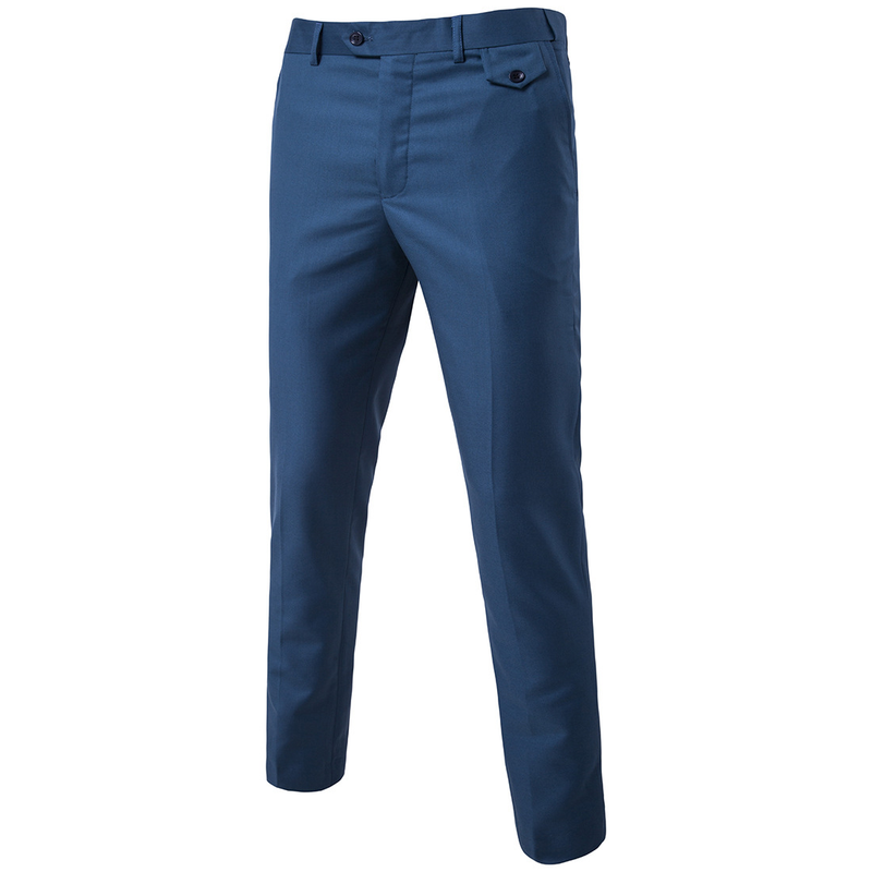 Fashion Quality Men's New Solid Color Trendy Versatile Casual Trousers Business Trousers 9 Colors 9 Sizes Trousers_voghion.com