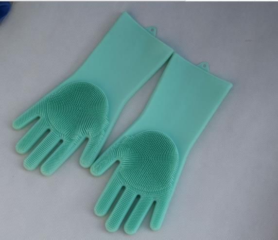 Spazzola in silicone per la pulizia della cucina Guanti per lavare i piatti Guanti per lavare i piatti Shake Tone Guanti per lavare i piatti in silicone magici multiuso per la casa_voghion.com