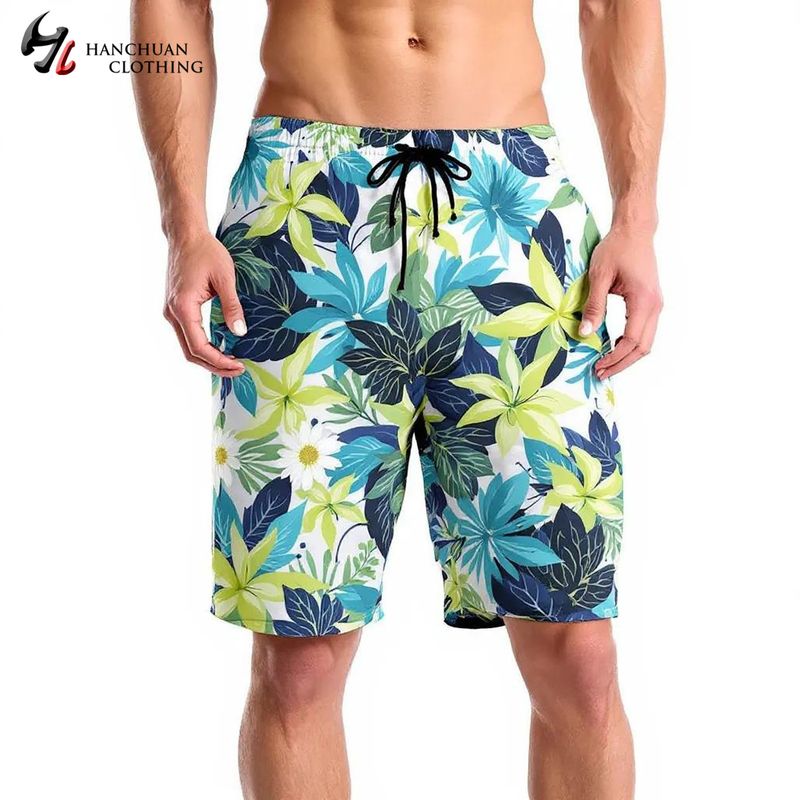 Herrenbekleidung Neue Strandhose Herren Schnelltrocknend Locker Leicht Elastisch Cartoon Große Größe Surfhose Hawaiian Beach Badehose Shorts_voghion.com