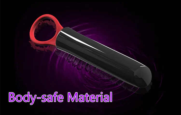 Vibratore Meselo a 12 modalità con potente anello di trazione, mini vibratore a forma di rossetto con ricarica magnetica_voghion.com