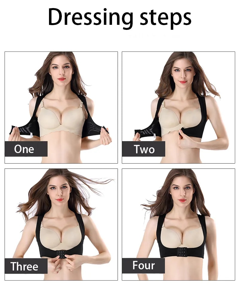 Invisible Body Shaper Korsett Kvinnor Bröstkorrektor Bälte Rygg Axelstöd Brace Hållningskorrigering för hälsa_voghion.com