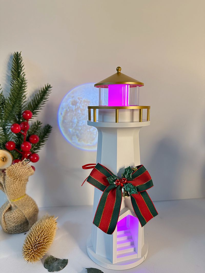 Night Light Moon Lamp Projection Lighthouse Lamps APP Control Blue Tooth Music Speaker Ambient Lights Birthday Festival Gift_voghion.com