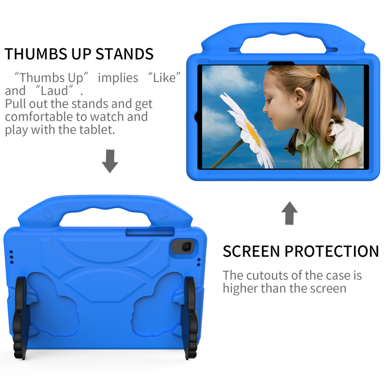 Funda EVA para niños para Samsung Galaxy Tab A 8,0 T290 A7 8,7 T220 10,1 T510 A8 10,5 X200, funda Tab S6 Lite 10,4 P610, fundas a prueba de golpes_voghion.com