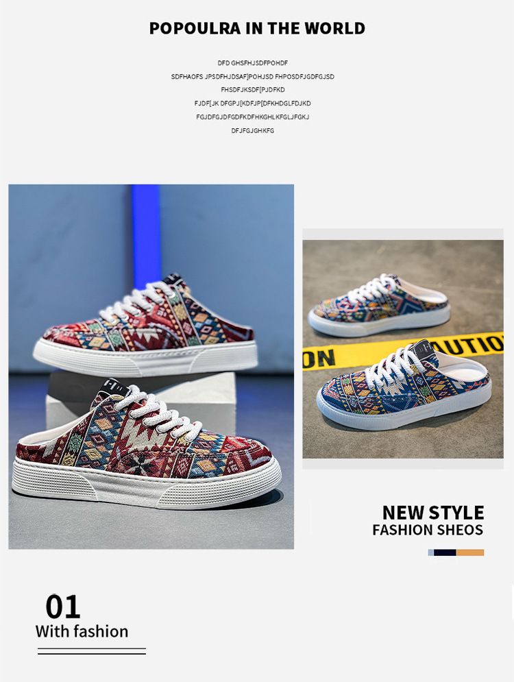 Atmungsaktive Slip-On-Canvas-Schuhe für Herren mit Mesh- und Print-Design – leichte Sommer-Freizeitschuhe für Komfort und Stil_voghion.com