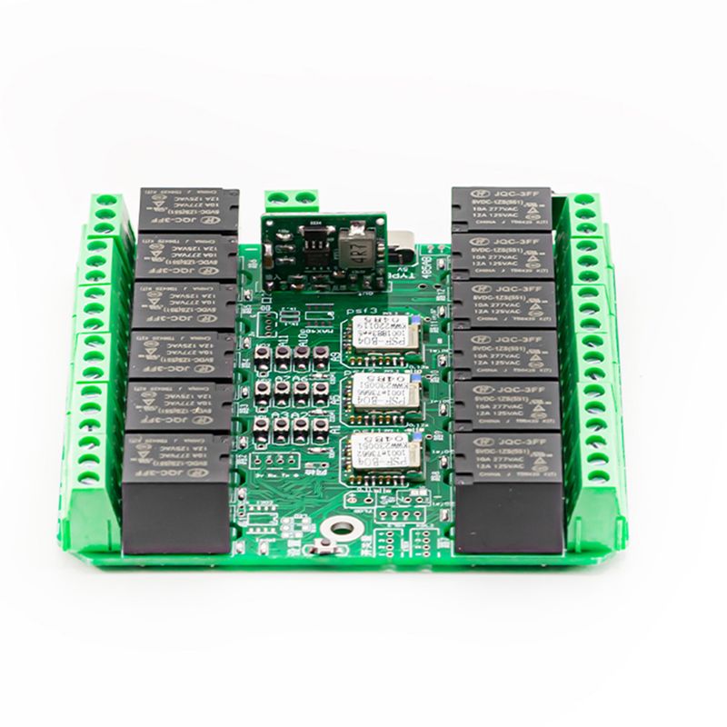 12-kanalig WiFi-relämodul eWek APP-fjärrkontroll Självlåsande DC 8V-28V AC 85V-250V Trådlös strömbrytare för smart hem_voghion.com