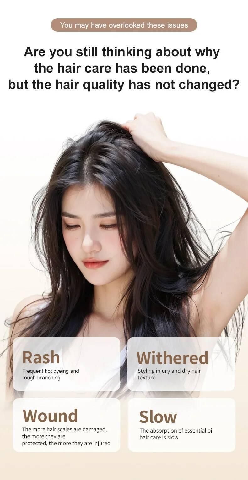 5-in-1 Set: Hot Brush, Curling Iron, Professional Hair Dryer Styling Tool_voghion.com