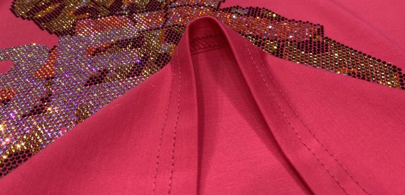 Women's Clothing Summer women's suit two-piece heavy iron drill short sleeve loose T-shirt trousers suit_voghion.com