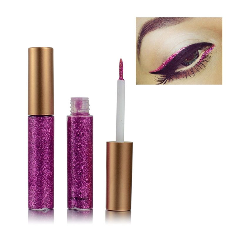 eye-liner brillant à paillettes nacrées pour performance sur scène, ensemble de 10_voghion.com