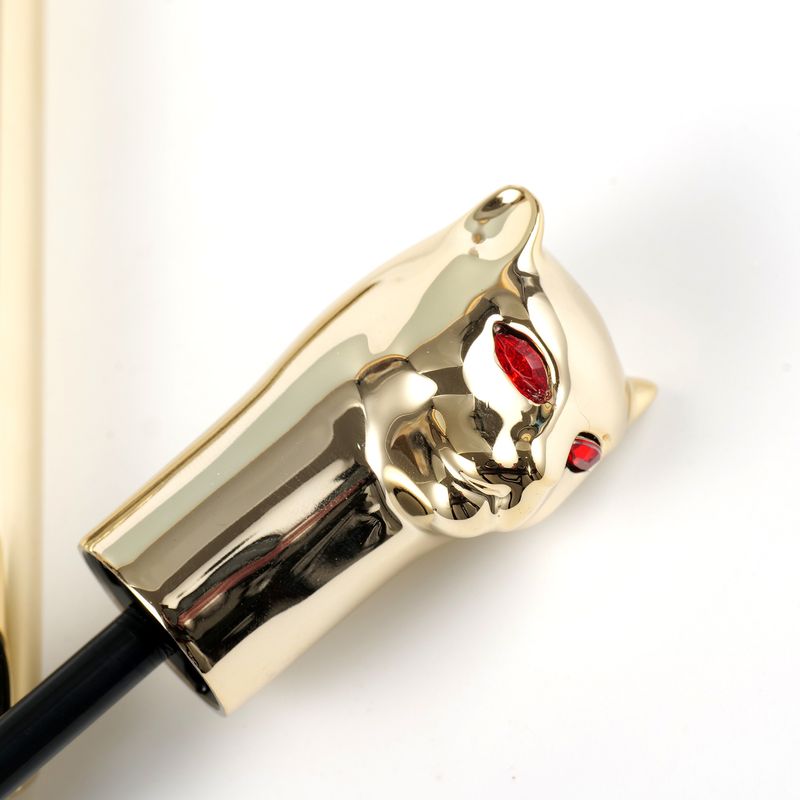 MISS ROSE 3D Cat - Shaped Gold Tube Mascara - Dense, Long - Lengthening, Curl - Enhancing, Natural - Looking, Long - Lasting, One - Stroke Application_voghion.com