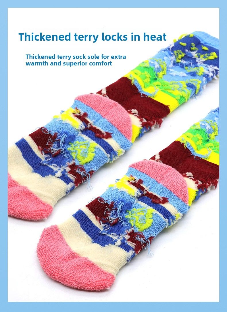 Winter Kinderski Jeugd Lange Tube Verdikte Warme Grote Kinderhanddoek Professionele Sport Sneeuwsokken_voghion.com