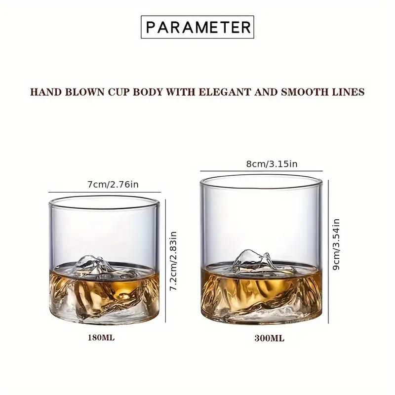 180/300ml Whiskey Glasses Mount Japanese Whiskey Glasses Fuji-Mount Drinking Glass Mountain Water Glass Drinking Glass Mug Cup_voghion.com