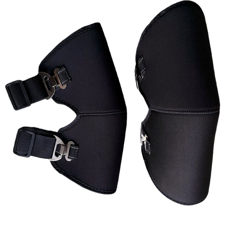 Electric Scooter Motorcycle Winter High Polymer Heating Riding Knee Pads Warm Windproof Coldproof Anti-fall Waterproof_voghion.com