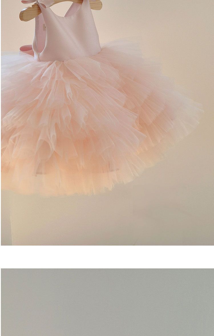 Abito per il primo compleanno della neonata in stile coreano - Abito da principessa in soffice tulle per Zhua Zhou e Cake Smash_voghion.com