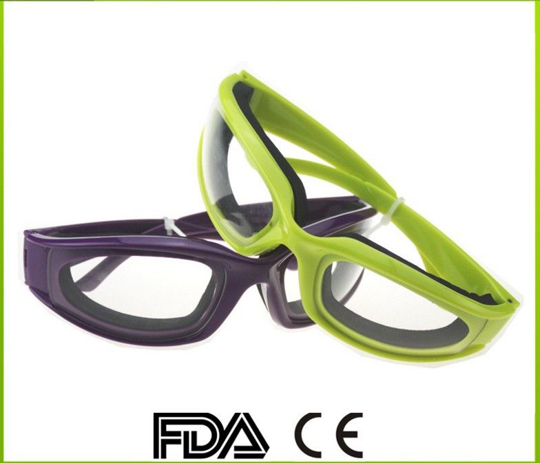 Set unisex di cipolle tagliate, specchio, utensili da cucina, bicchieri, cipolle tagliate, antiriflesso, spugna incorporata_voghion.com