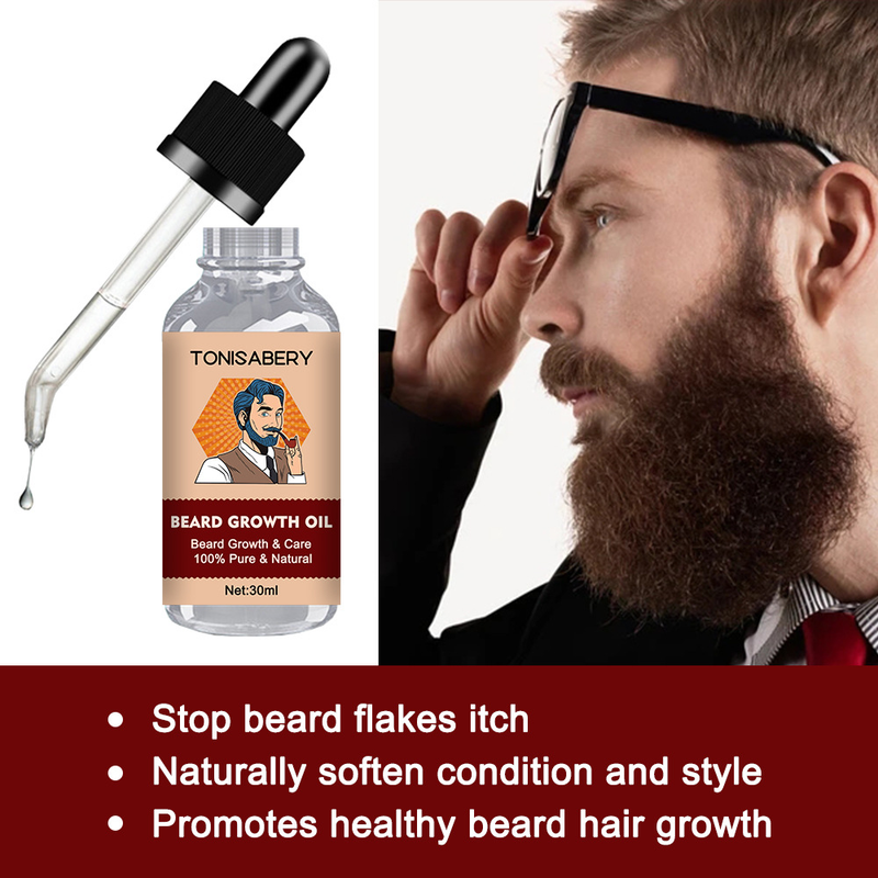 Specially Designed Domestic Customers Who Place Orders But Do Not Ship 30ml Of Oil To Nourish And Care For Their Beard_voghion.com