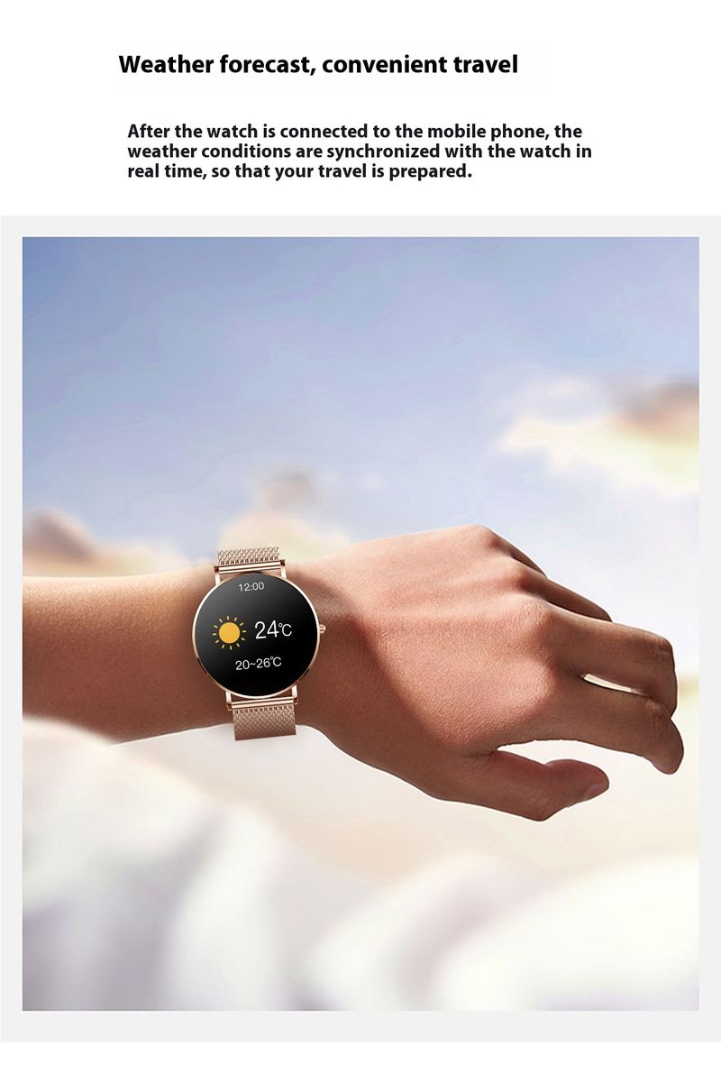 Nouveau bracelet intelligent T8 pour femmes avec écran haute définition, santé sportive, pas, fréquence cardiaque, pression artérielle, montre intelligente de sport_voghion.com