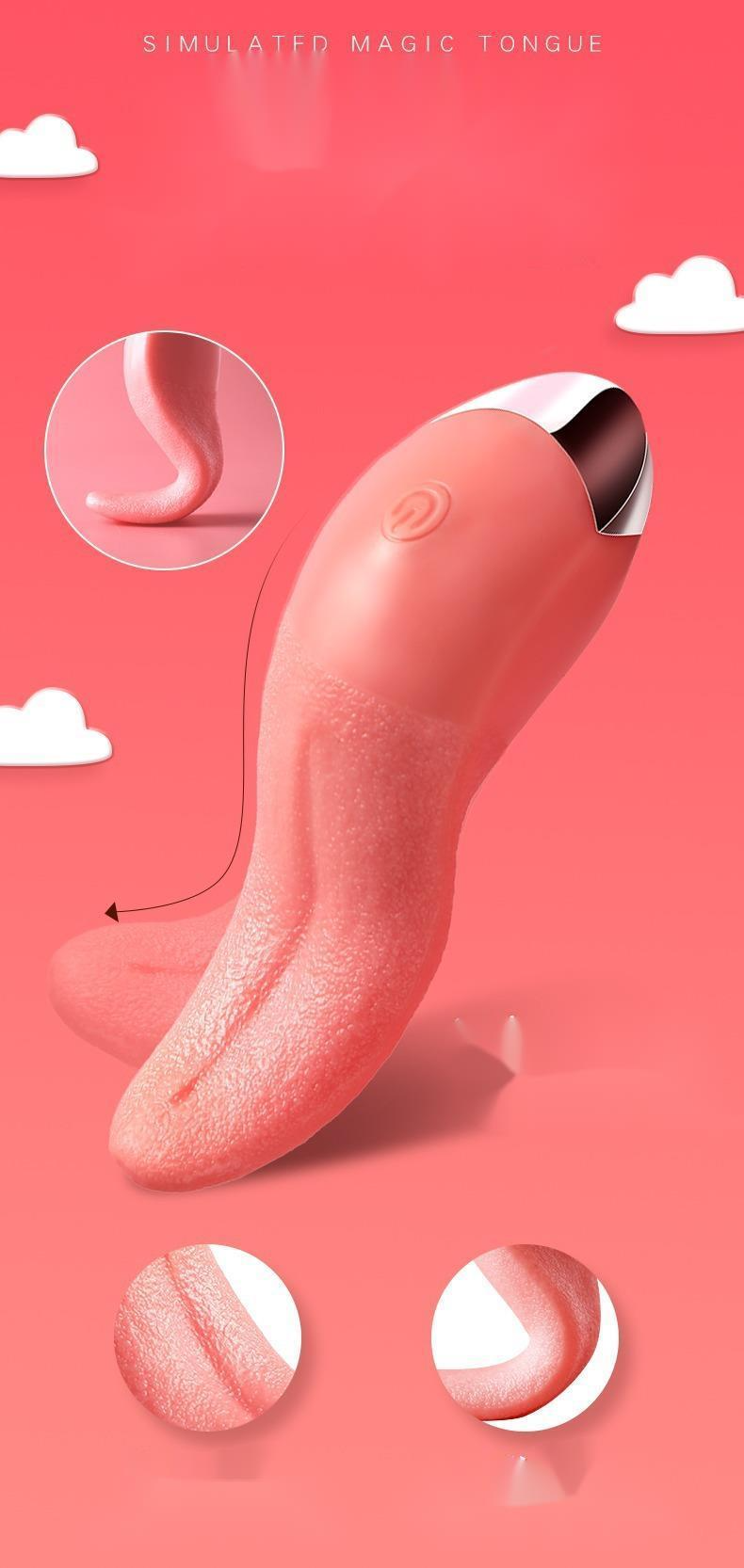 Sexspielzeug für Erwachsene, weibliche Simulation, Zunge, Masturbation, Lecken, Yin-Vibration, Heizspielzeug, G-Punkt-Orgasmus-Artefakt_voghion.com