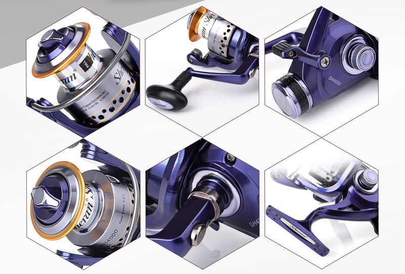 FISH KING Spinning Full Metal Gapless Long Casting Lure Reel Accessori Attrezzatura da pesca_voghion.com