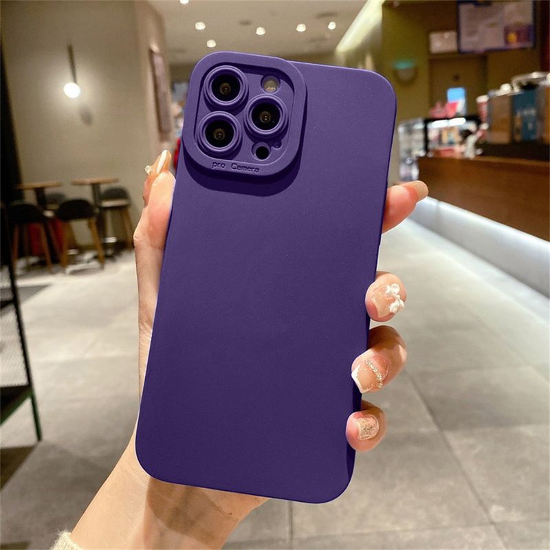 Angel Eyes Flüssigsilikon-Telefonhülle für iPhone 15 14 13 11 Pro Max Mini 7 8 Plus Vollschutz weich wasserdicht_voghion.com