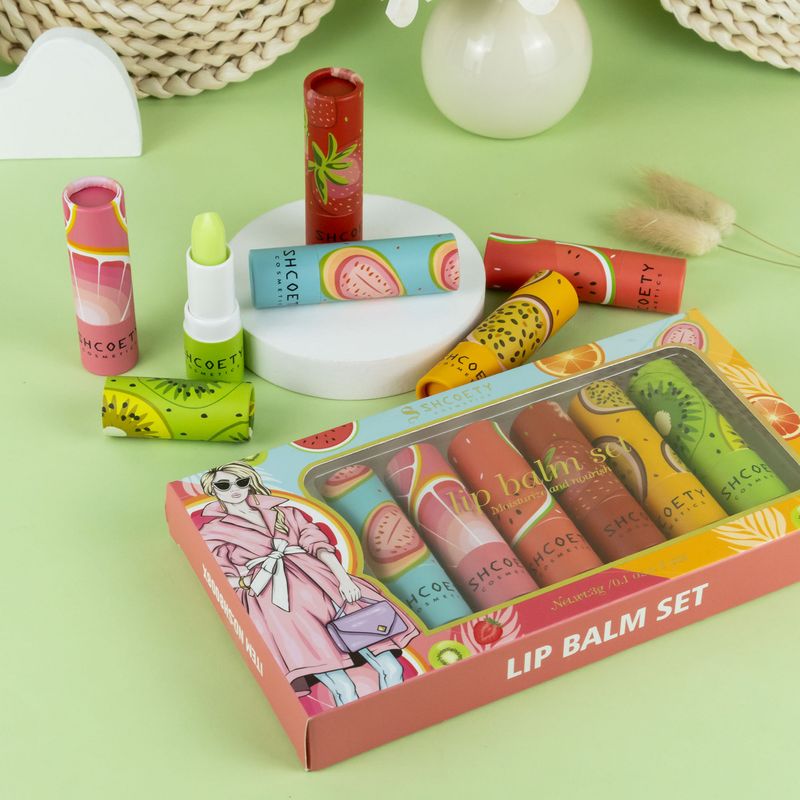 Lip Balm SHCOETY New Moisturizing Long Lasting Lip Balm Lipstick Exfoliating Not Easy To Fade Nude Set_voghion.com