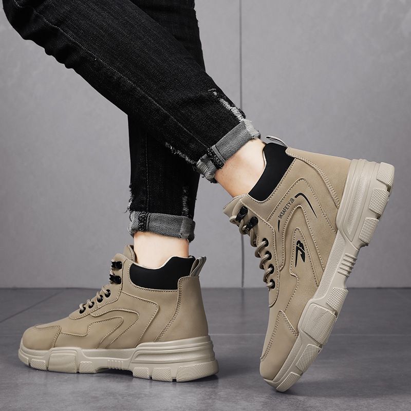 Martin New Autumn Casual Trend Versatile Shoes Men's Wear-Resistant And Anti Slip Workwear Boots_voghion.com