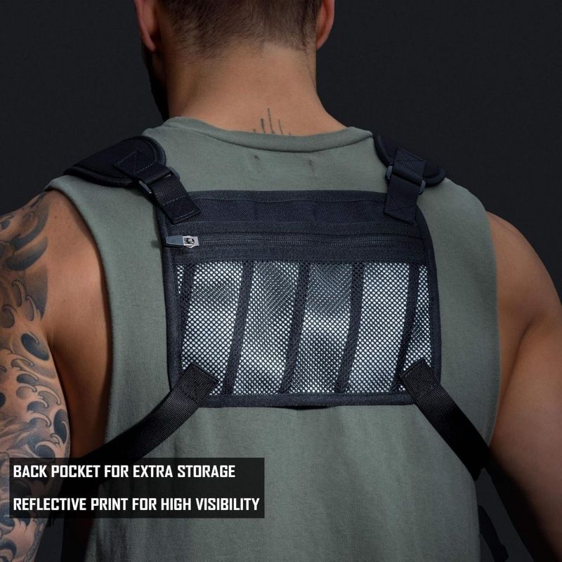 Outdoor Brusttasche Herren Multifunktionale Training Laufen Sport Wandern Fitness Tasche Taktische Tasche_voghion.com