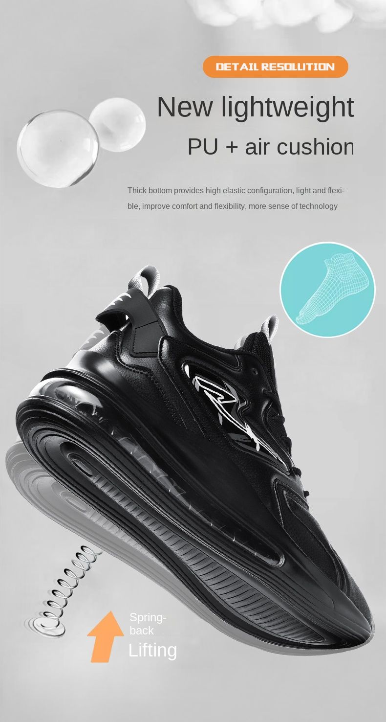 Neue Herrenschuhe für den Herbst, Sportschuhe aus Ultrafaserleder, luftgepolsterte Laufschuhe_voghion.com