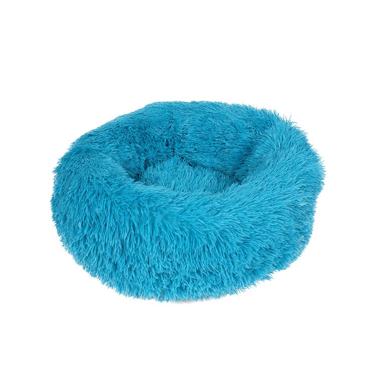 Removable And Washable Zippered Round Plush Bed All-Season Dog Cat Pet Mat_voghion.com