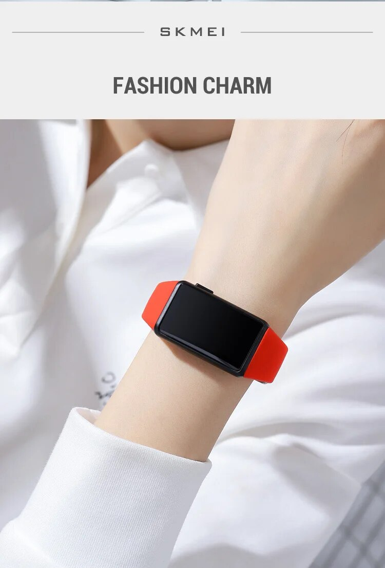 Skmei Led Light Date Sport Women Digital Watch Bracelet Removable Strap Ladies Wristwatches Waterproof Clock Relogio Fem_voghion.com