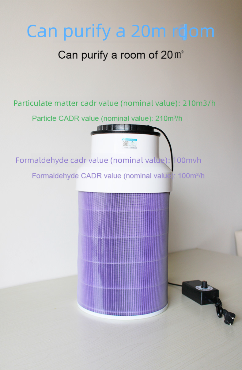 62W Powerful Air Purifier Homemade Formaldehyde Pet Hair Removal Smog Secondhand Dust PM2.5_voghion.com