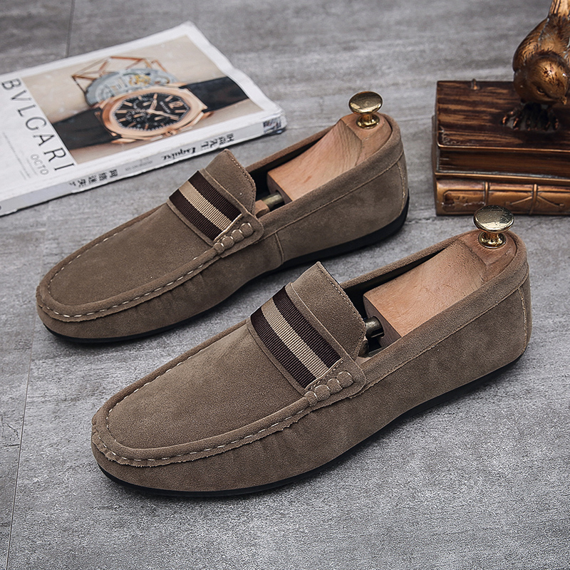 Männer Casual Schong Moud Männer Schong Männer Loafers Mokassins Slip On Männer Flats Männlech Führerschong_voghion.com