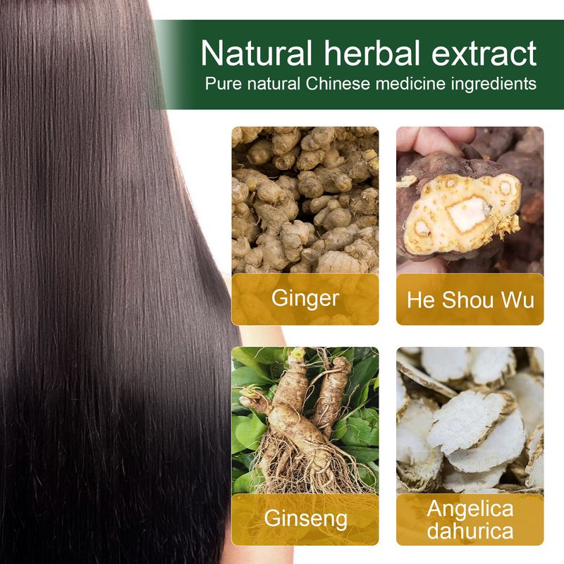 Essenza per capelli densa e rinforzante allo zenzero per la crescita dei capelli_voghion.com