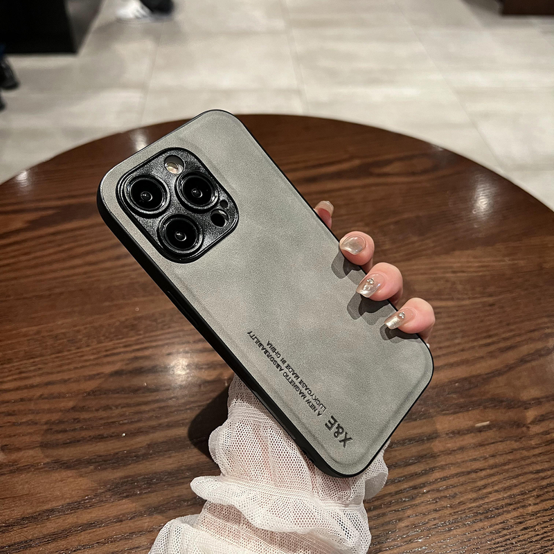 Luxus Auto Magnetische Leder Textur Hülle für iPhone 14 13 12 11 Pro Max 14Plus XR XS X 7 8 Weiche Silikon Stoßstange stoßfeste Abdeckung_voghion.com