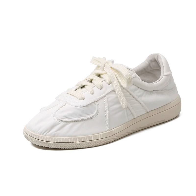 Cloud White Damen Neue Leder Soft Bottom Leichte Trainingsbrett Casual Sportschuhe Damen_voghion.com