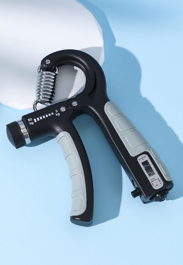 Adjustable Mechanical Counting Grip Strengthener Home Fitness Equipment Finger Rehabilitation Training_voghion.com
