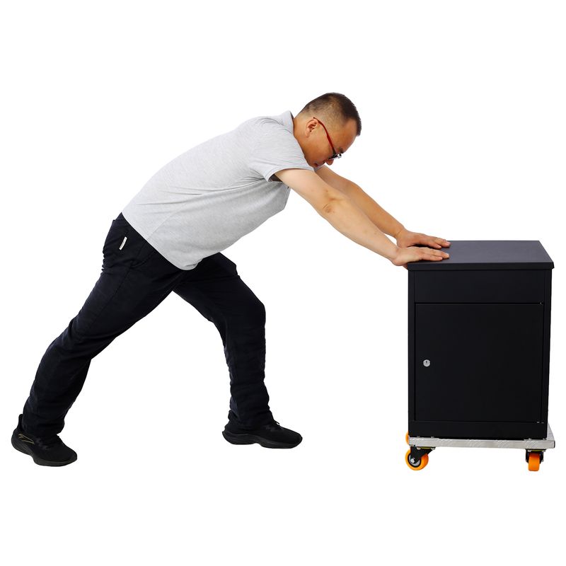 Movers Dolly Heavy Duty Furniture Dolly Trolley Cart 18''x12'' Aluminum Frame With 3'' TPU Professional Casters With Brake Option 2pcs Set_voghion.com