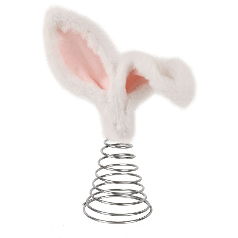 Christmas Popular Bunny Ears With Spring Tree Top Star Ornaments Indoor Atmosphere Halloween Easter Tree Top Decoration_voghion.com