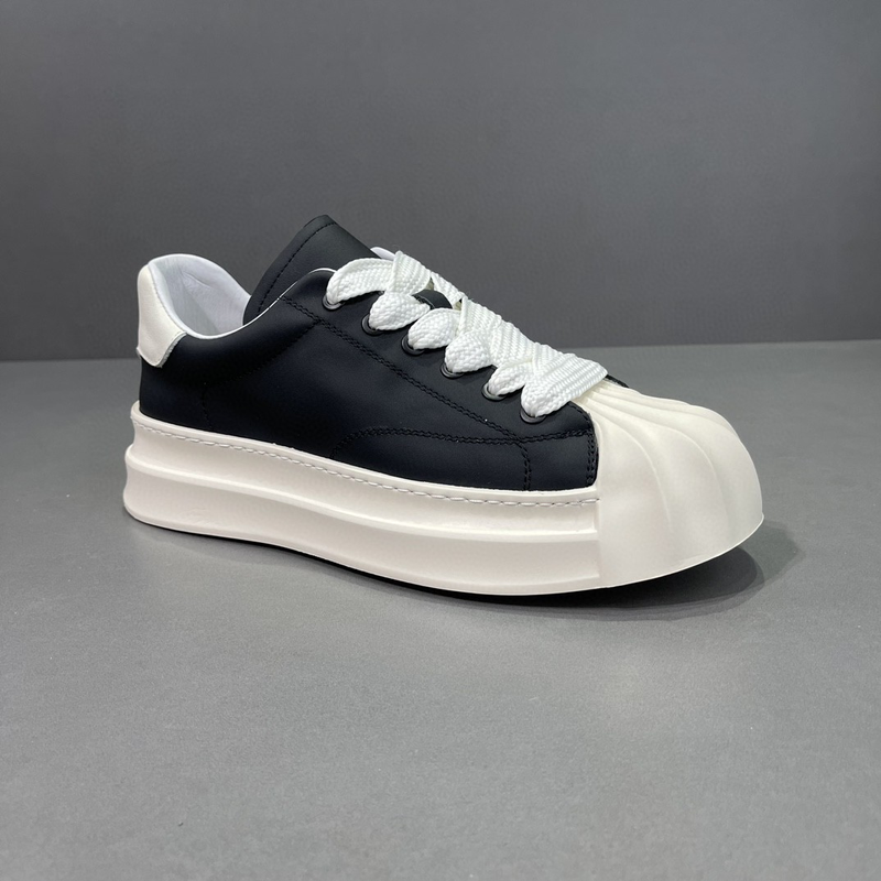 Trendy licht luxus, top schicht rindsleder casual strap, kleine weiße schuh bord, schuhe, shell kopf, herren leder neue_voghion.com