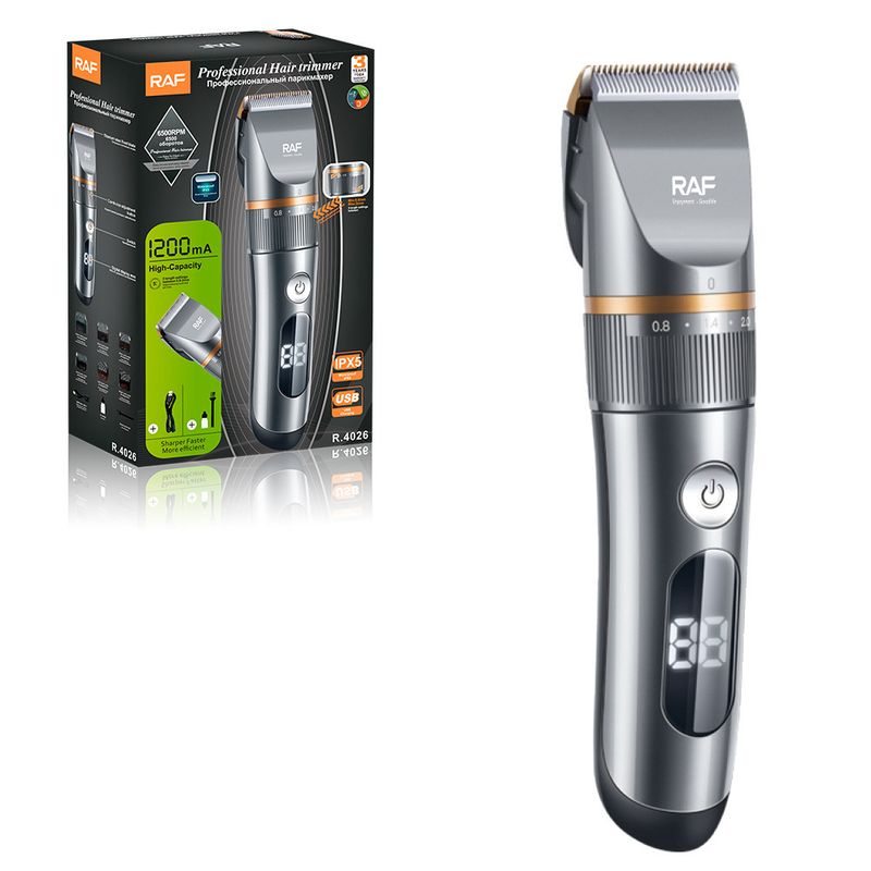 Multi-Function Hair Trimmer, USB Rechargeable Electric Clipper For Haircut, Bald Shaver, Nose Trimmer_voghion.com