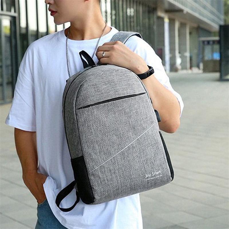 USB Charging For Business Laptop Backbag Large Capacity Bag Men Waterproof Backpack Set Travel Rucksack_voghion.com
