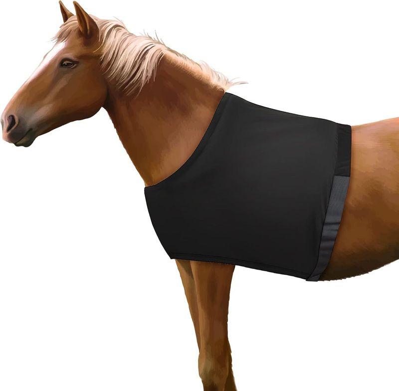 New Vest Shoulder Guard Clothing Inner Liner Breathable Chest Protector Anti-Friction Horse Bib_voghion.com
