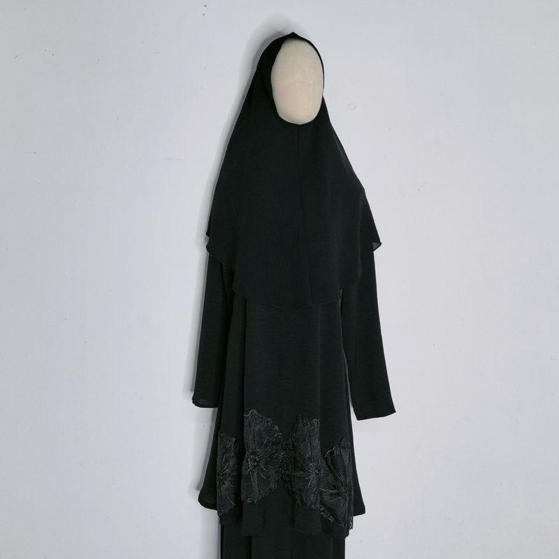 Vestido de tres piezas con bordado de nueva moda para mujer_voghion.com