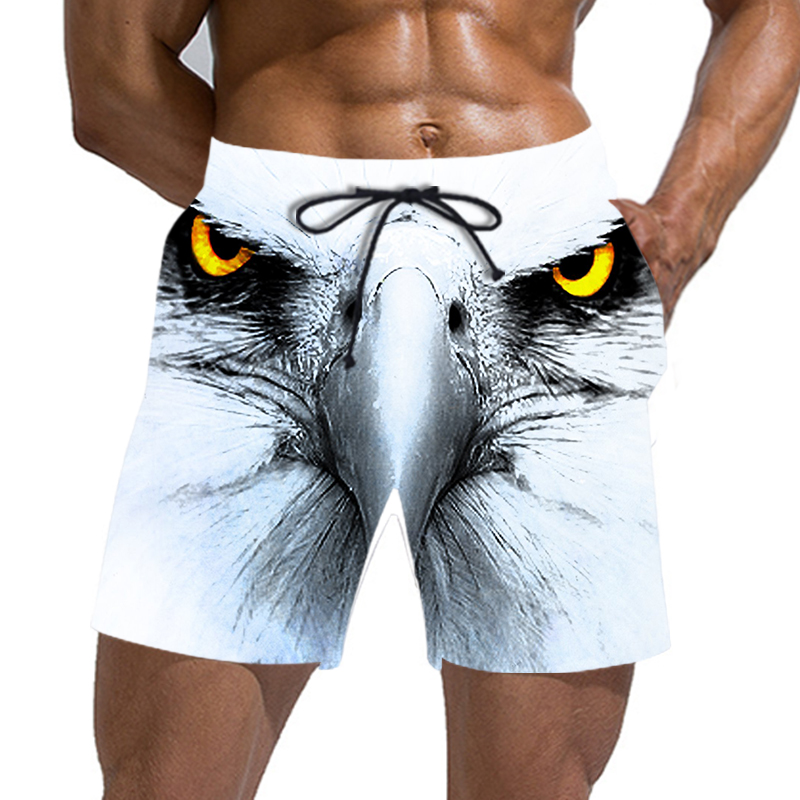 Été drôle impression 3D Shorts de plage mode Fitness décontracté séchage rapide Bermuda Shorts de course Surf maillots de bain maillots de bain_voghion.com
