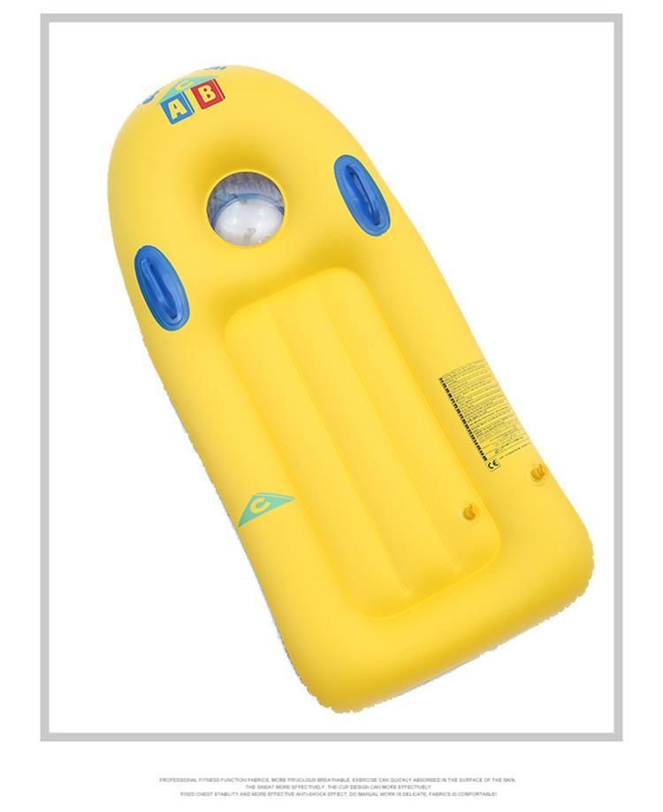Planche de surf pour enfants, flotteur de natation pour piscine de plage, planche de ski nautique de sauvetage allongée, radeau flottant_voghion.com