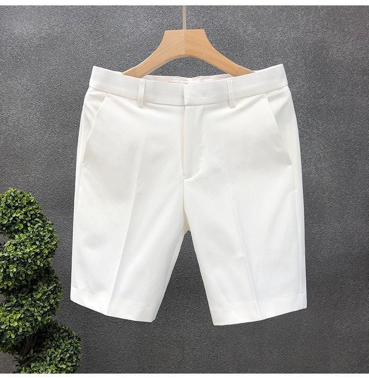Men's Slim Fit Casual Shorts - Lightweight Breathable Summer Chino Shorts With Straight Leg, Comfortable Stretch Fabric, Multiple Colors & Sizes_voghion.com