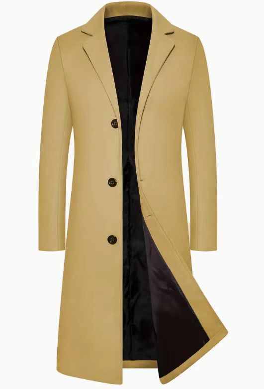 Men's Life Entertainment Interview Meeting Versatile Slim Fit Windbreaker Jacket_voghion.com
