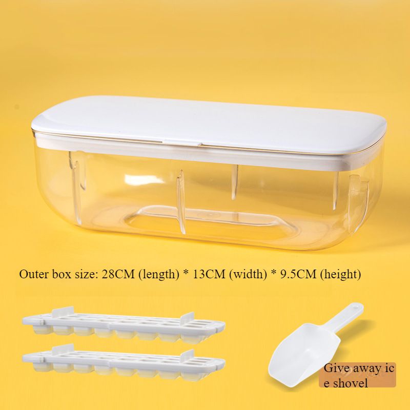 48 Grid Silicone Ice Grid Ice Cube Mold Press Ice Grid Creative Ice Storage Box Household Ice Making Mold Ice Box Easy Demoulding_voghion.com
