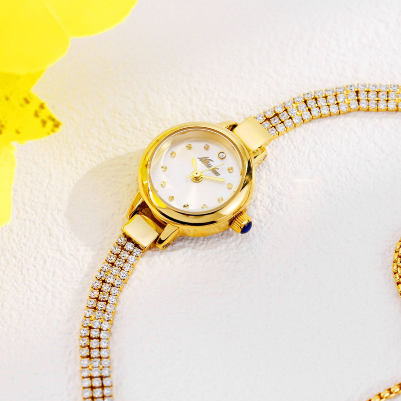 MISSFOX Nieuwe Live Diamond Set Damesmode en Trendy temperament Instagram Klein Mini Horloge Dames_voghion.com