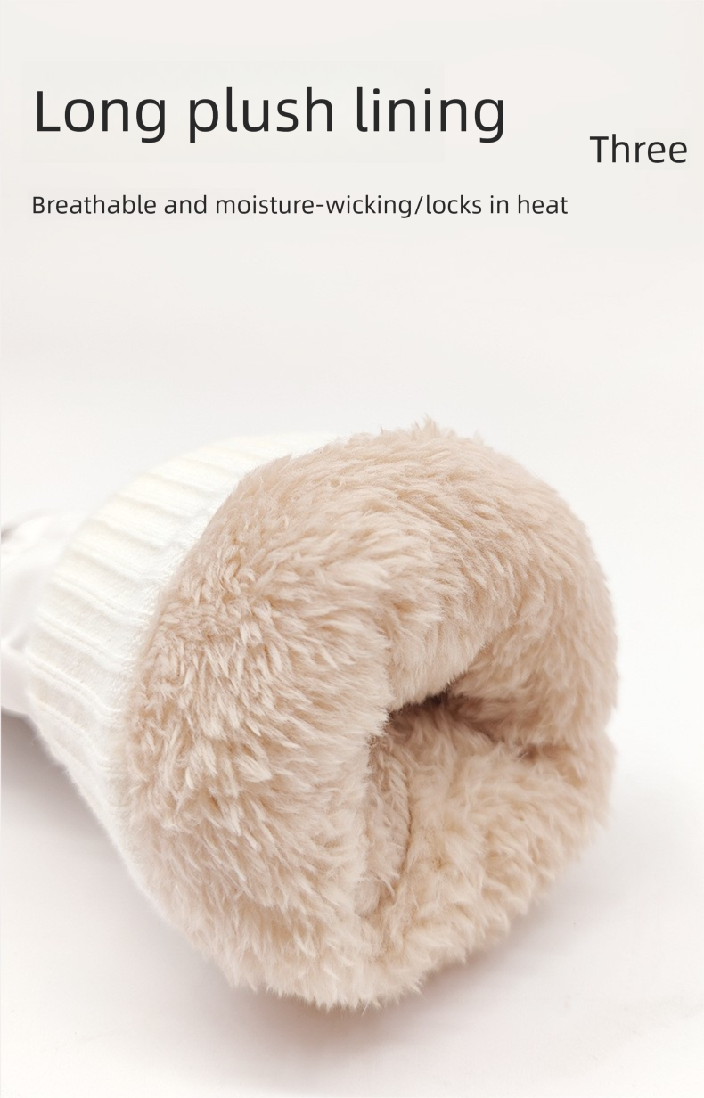 Erwachsene Ski Fleece-gefütterte warme neue Winter Radfahren Reiten Outdoor Männer und Frauen Touchscreen Handschuhe_voghion.com