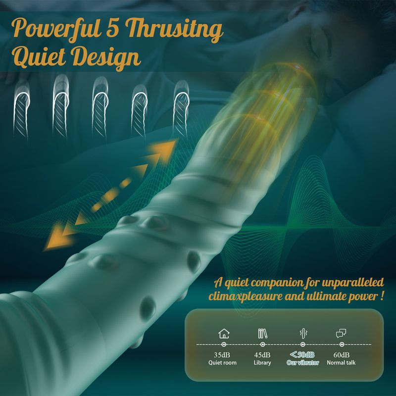 Alsi Vibrator, Two-way Bead Rolling And Retractable Vibrator, Sex Toy, Female Electric In Body Sex Toy, And Masturbator_voghion.com